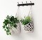 3PK Wall Planters for Indoor Plants - 4 inch Pot (Beige X 3pc)